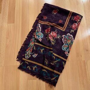 Floral Patterned Scarf